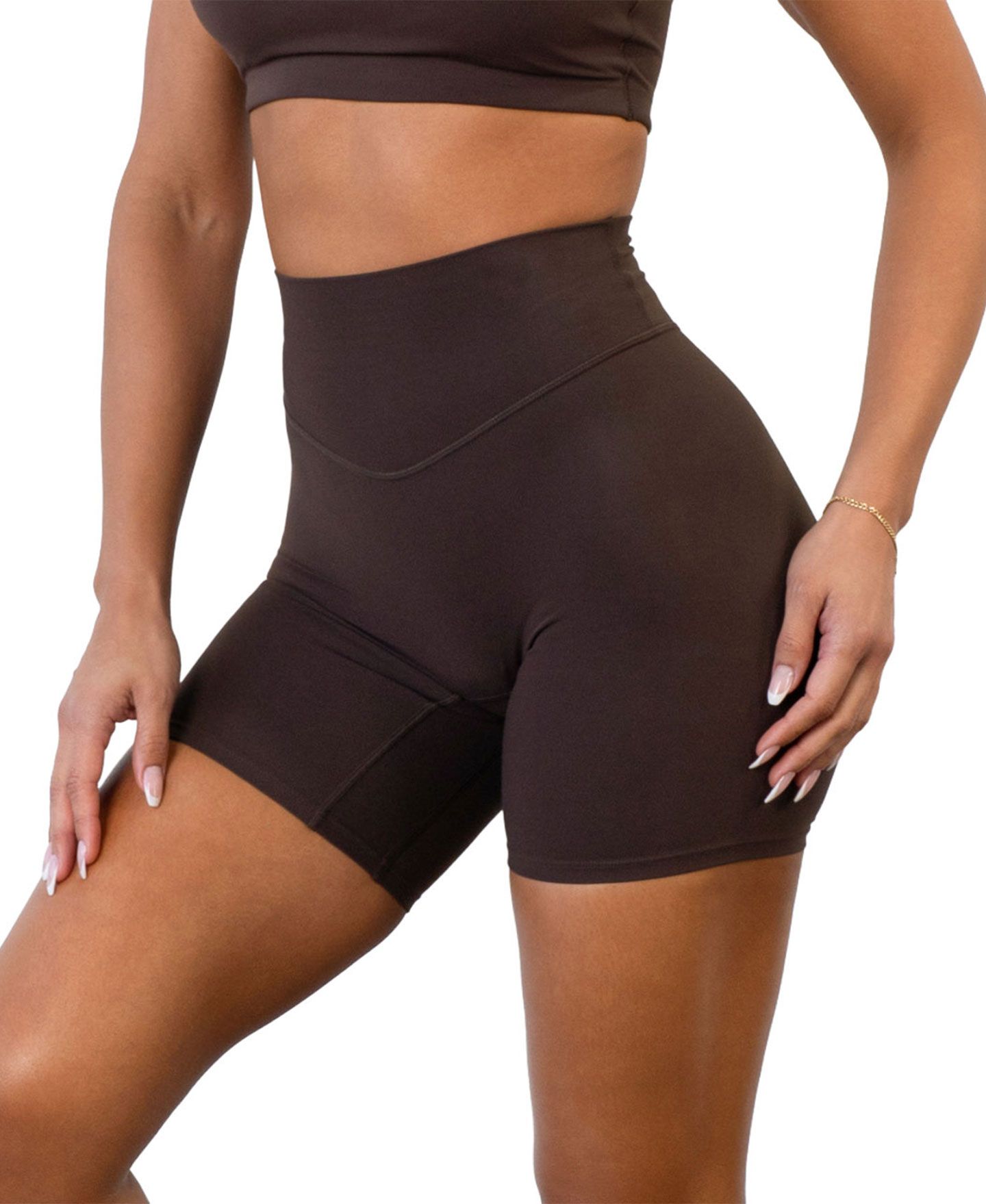 Женские шорты Vitality Cloud II Biker Short, цвет: Тёмно-коричневый — фото 3