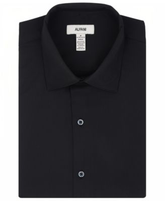 macy's black dress shirt Men's Black Dress Shirts