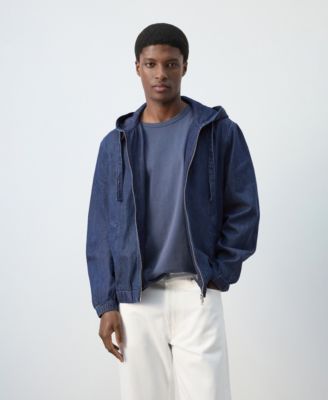 Men's Hooded Denim Jacket