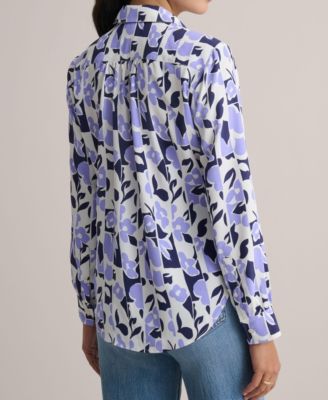 dress shirt womens macys I.n.c. International Concepts Women's Printed Long-Sleeve Button-Down Shirt,  Exclusively at Macy's