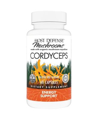 Host Defense Cordyceps Capsules - Immune Energy Support Supplement - Kidney Health Supplement with Cordyceps - Fitness Support Supplement to Aid Oxy 25$