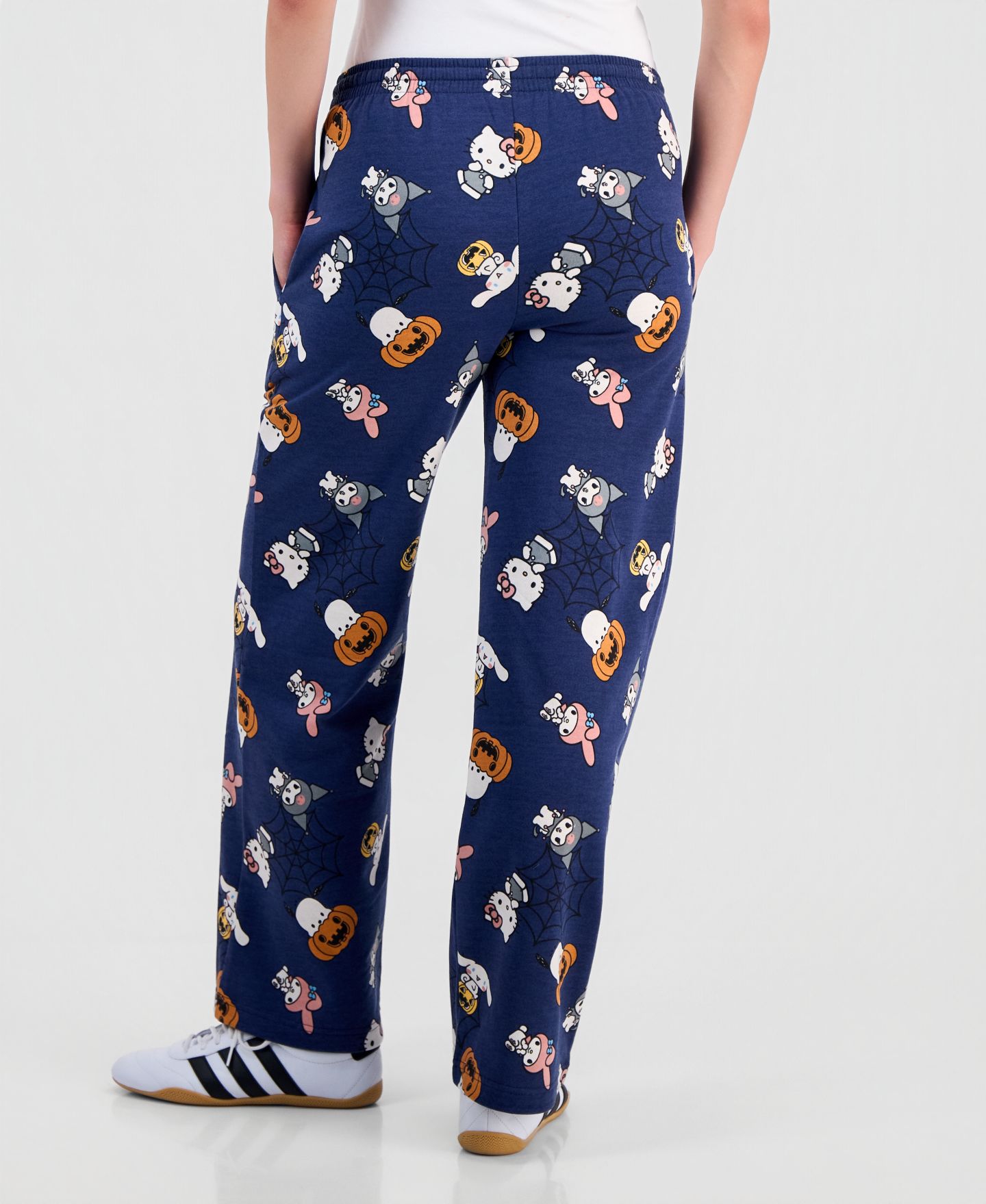 Женские брюки Sanrio Juniors' Hello Kitty And Friends Halloween Sweatpants, цвет: Синий — фото 4