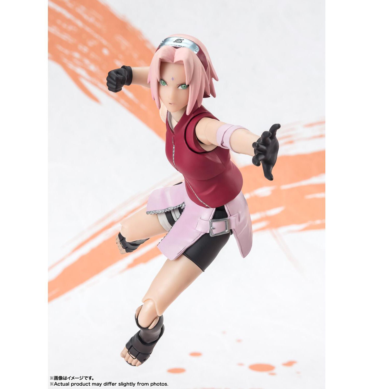Фигурка Bandai Tamashii Nations S.H.Figuarts Sakura Haruno Naruto Narutop99 Edition Action Figure, 15+ Years — фото 3