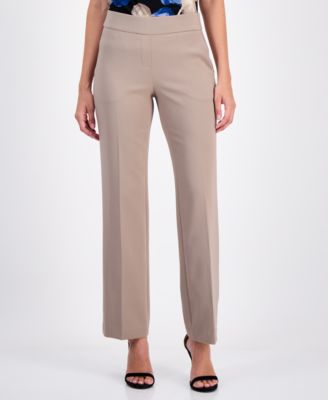 Women's Mid-Rise Straight-Leg Pants