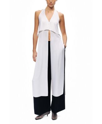 Women's Layered Halter Blouse