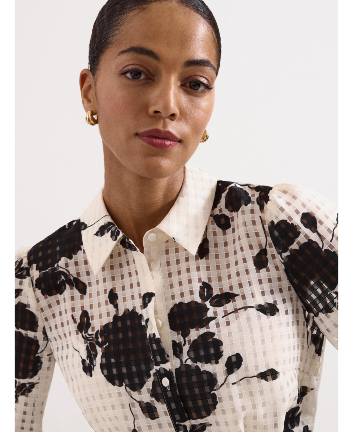 Phase Eight Women's Natalie Floral Belted Shirt Dress