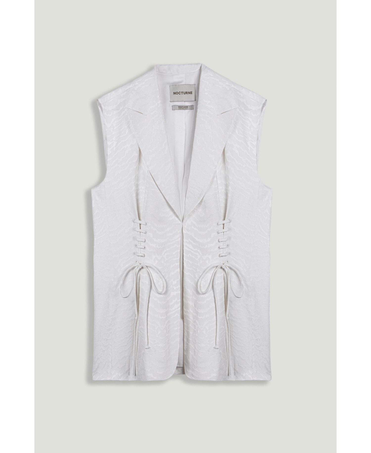 Women's Lace-Up Waist Tailored Vest