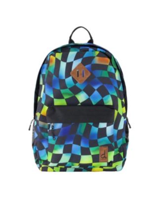 Little Boy Checkered Practical Spacious Durable Backpack