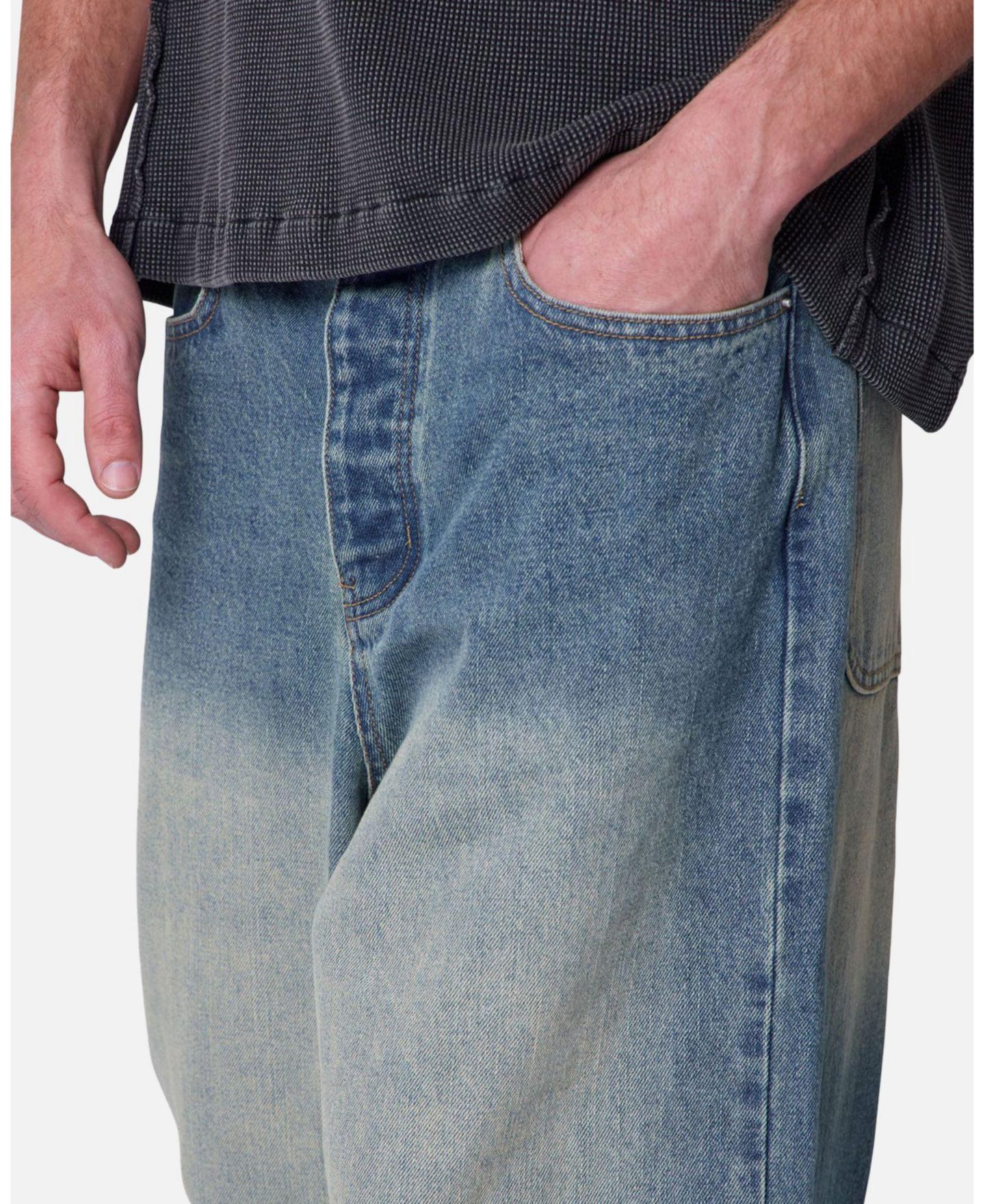 Мужские джинсы mnml Rave Washed, цвет: Синий — фото 6
