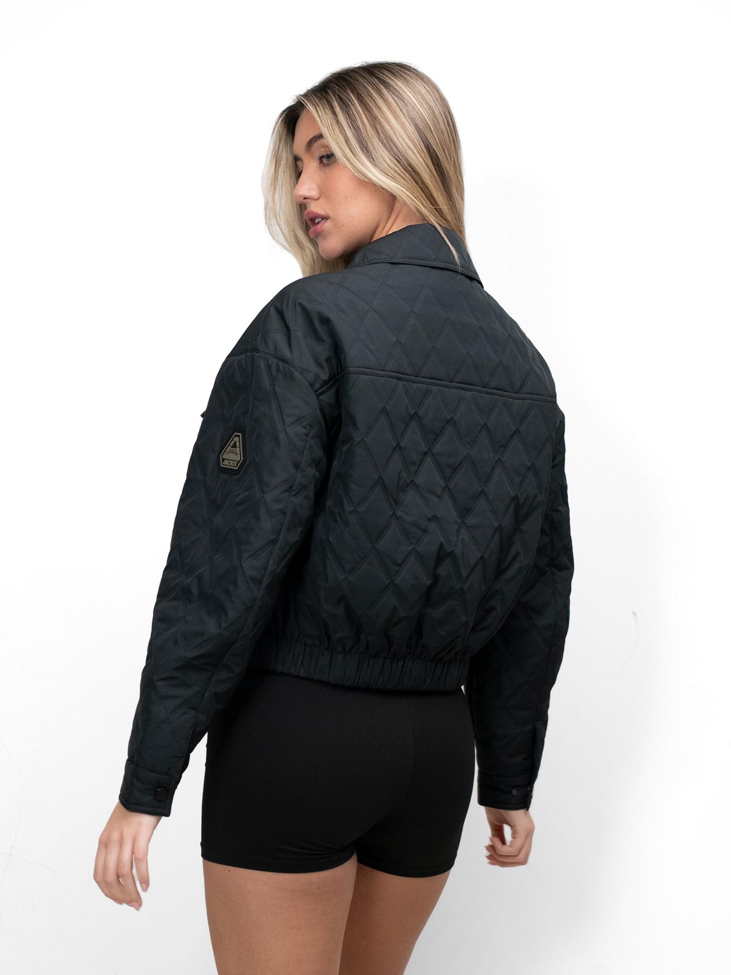 Женская куртка JACK1T Eden Quilted Shirt Jacket, цвет: Чёрный — фото 3