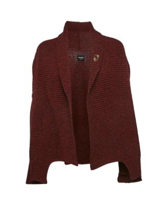 Women's Voltaire Burgundy Rib Knit Sweater