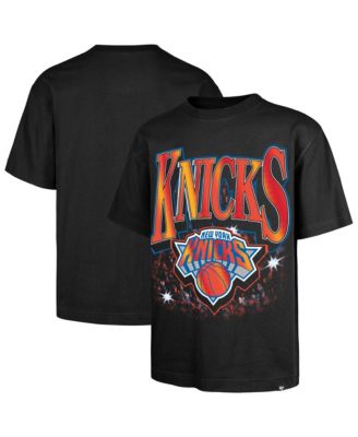 Men's Black New York Knicks Past Champs Collection Flashbulb Foundation T-Shirt