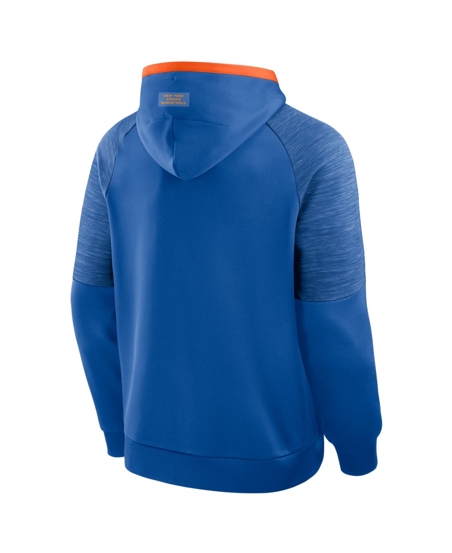 Men's Blue New York Knicks Pick Roll Defender Pullover Hoodie
