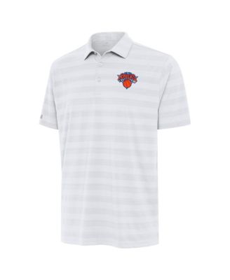 Men's White New York Knicks Tunnel Polo Shirt