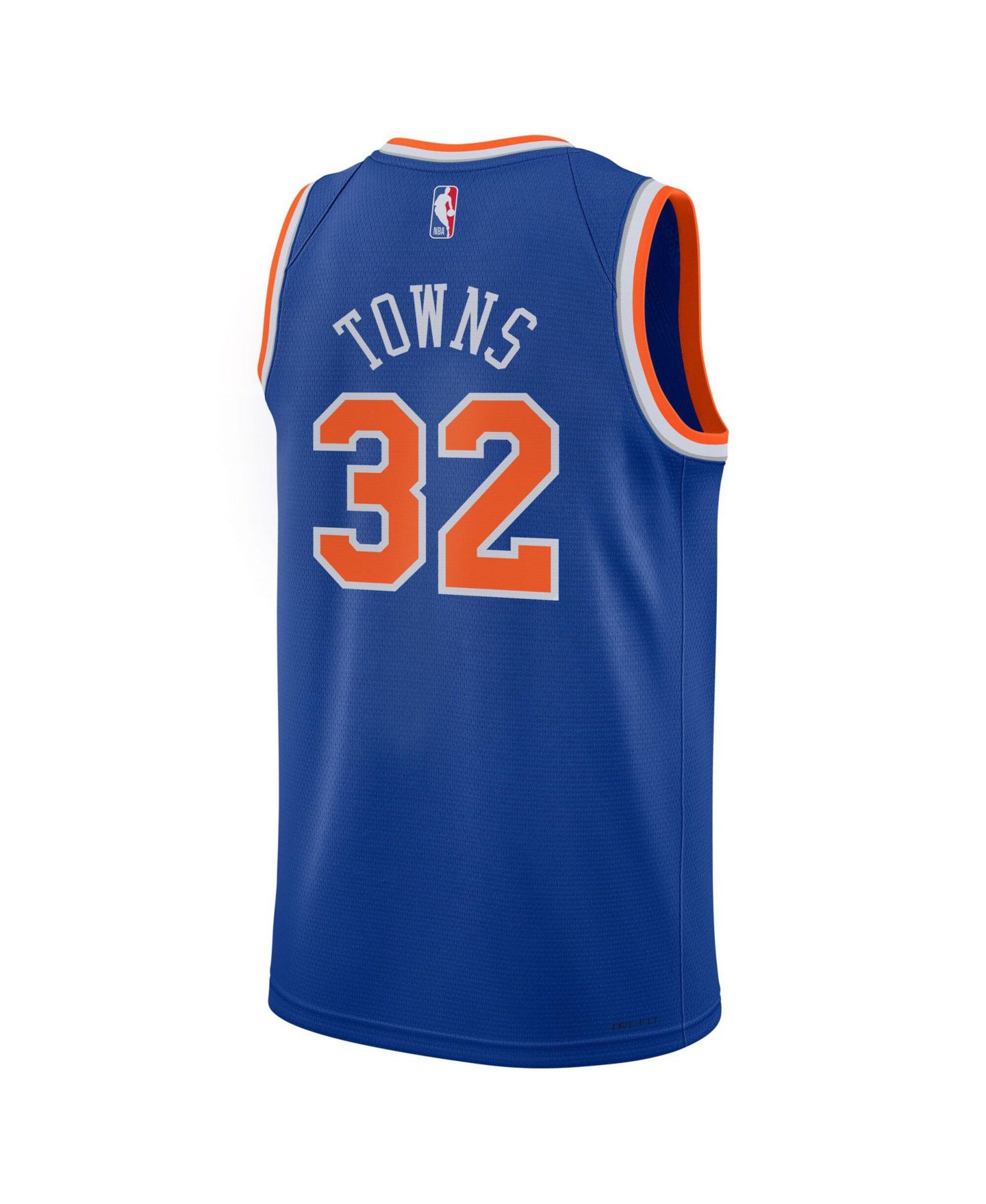 Детское джерси Nike Karl-Anthony Towns New York Knicks Swingman Icon Edition, Blue — фото 3