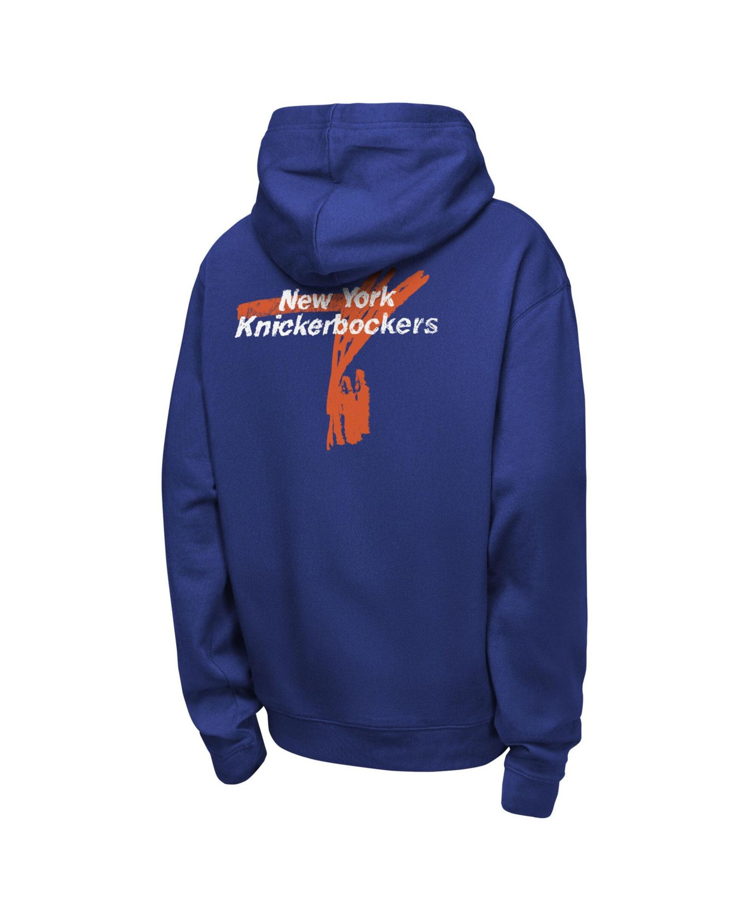 Big Boys and Girls Blue New York Knicks Courtside Club Premiere Hoodie