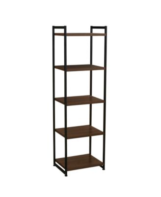 Jamestown 5 Shelf Open Storage Bookshelf