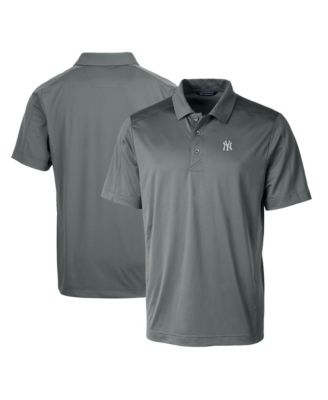 Men's Steel New York Yankees Prospect Textured Stretch Polo Shirt