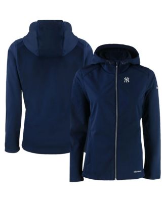 Women's Navy New York Yankees Evoke Eco Softshell Full-Zip Jacket