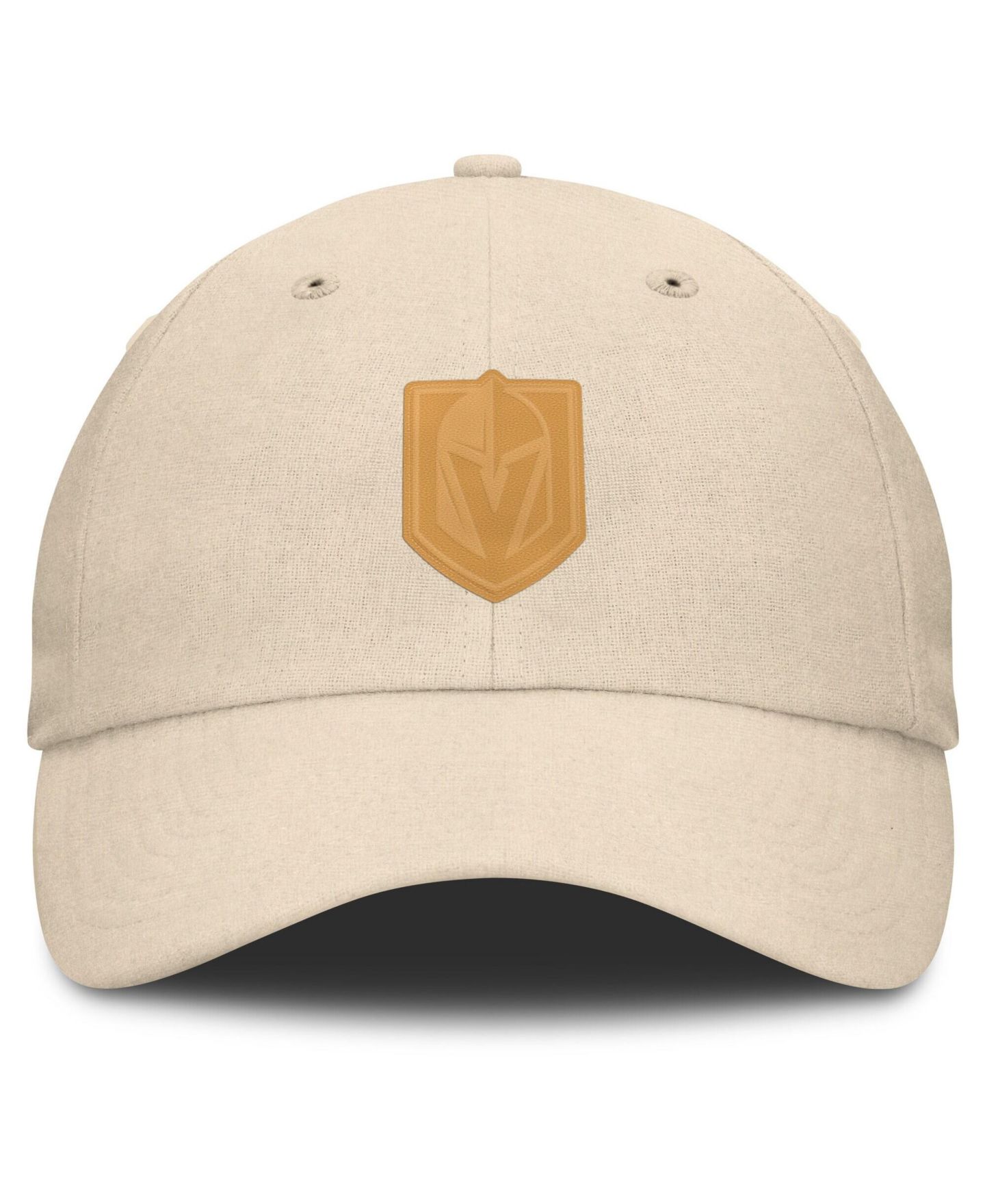 Мужская кепка Fanatics Tan Vegas Golden Knights Front Office Canvas Adjustable Hat — фото 2
