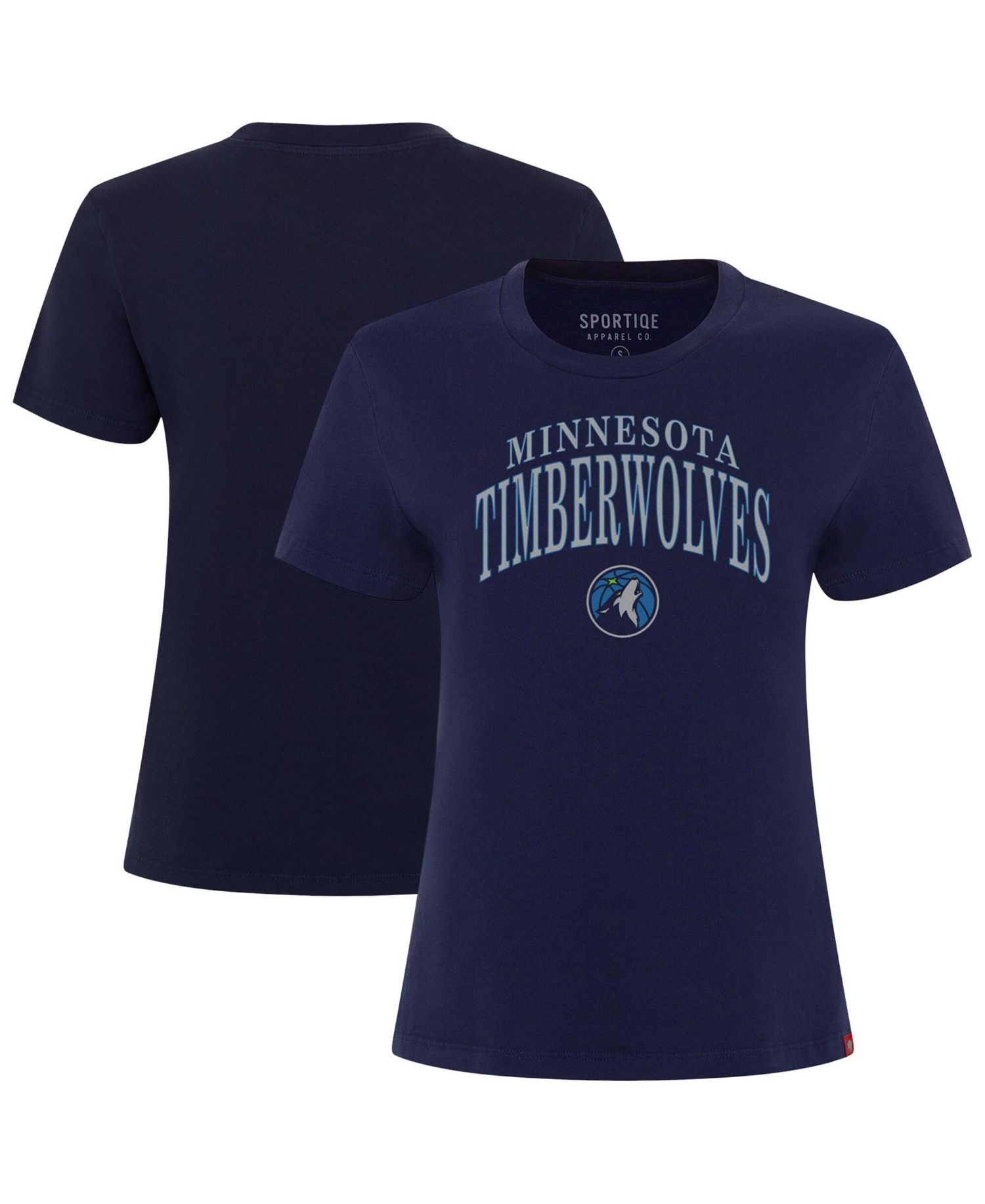 Women's Navy Minnesota Timberwolves Arcadia Boxy T-Shirt