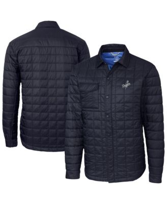 Men's Navy Los Angeles Dodgers Rainier PrimaLoft&reg; Eco Insulated Quilted Full-Zip Shirt Jacket