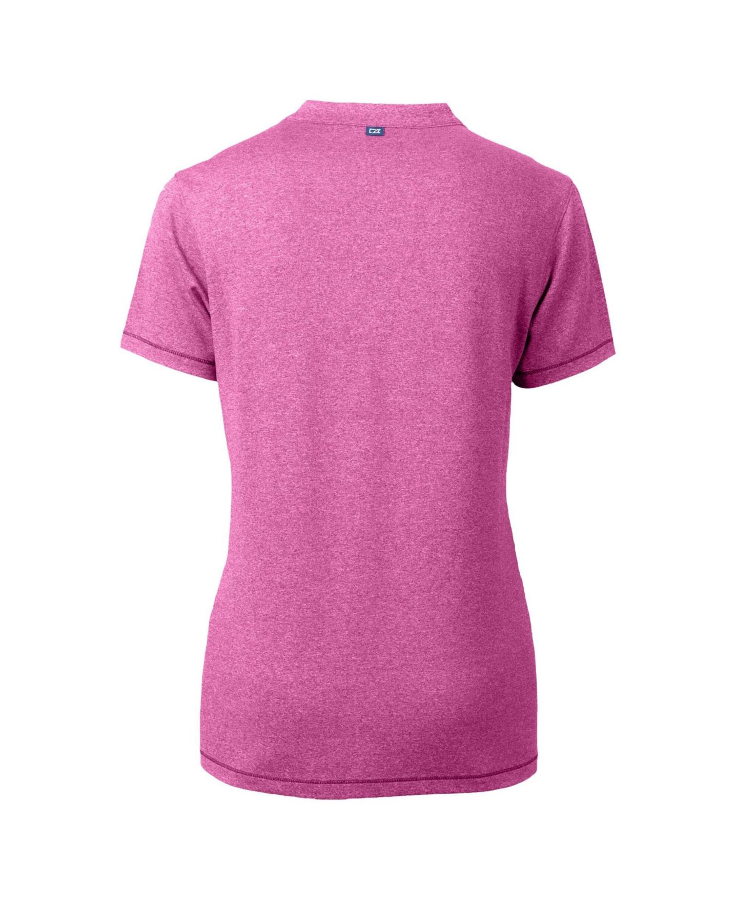 Женский топ Cutter & Buck Light Pink New York Yankees Forge Heathered Stretch Blade — фото 3