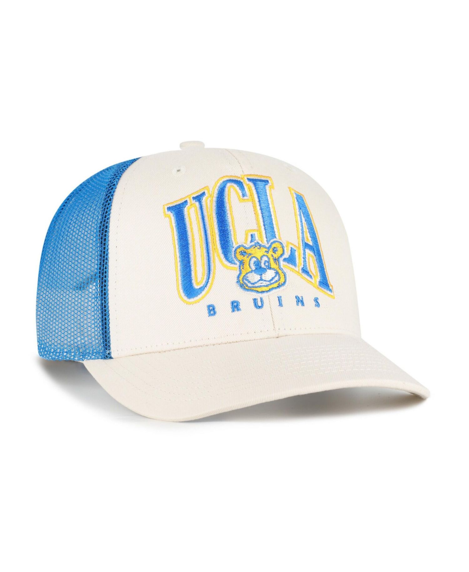 Men's Natural UCLA Bruins Drawbridge Trucker Adjustable Hat