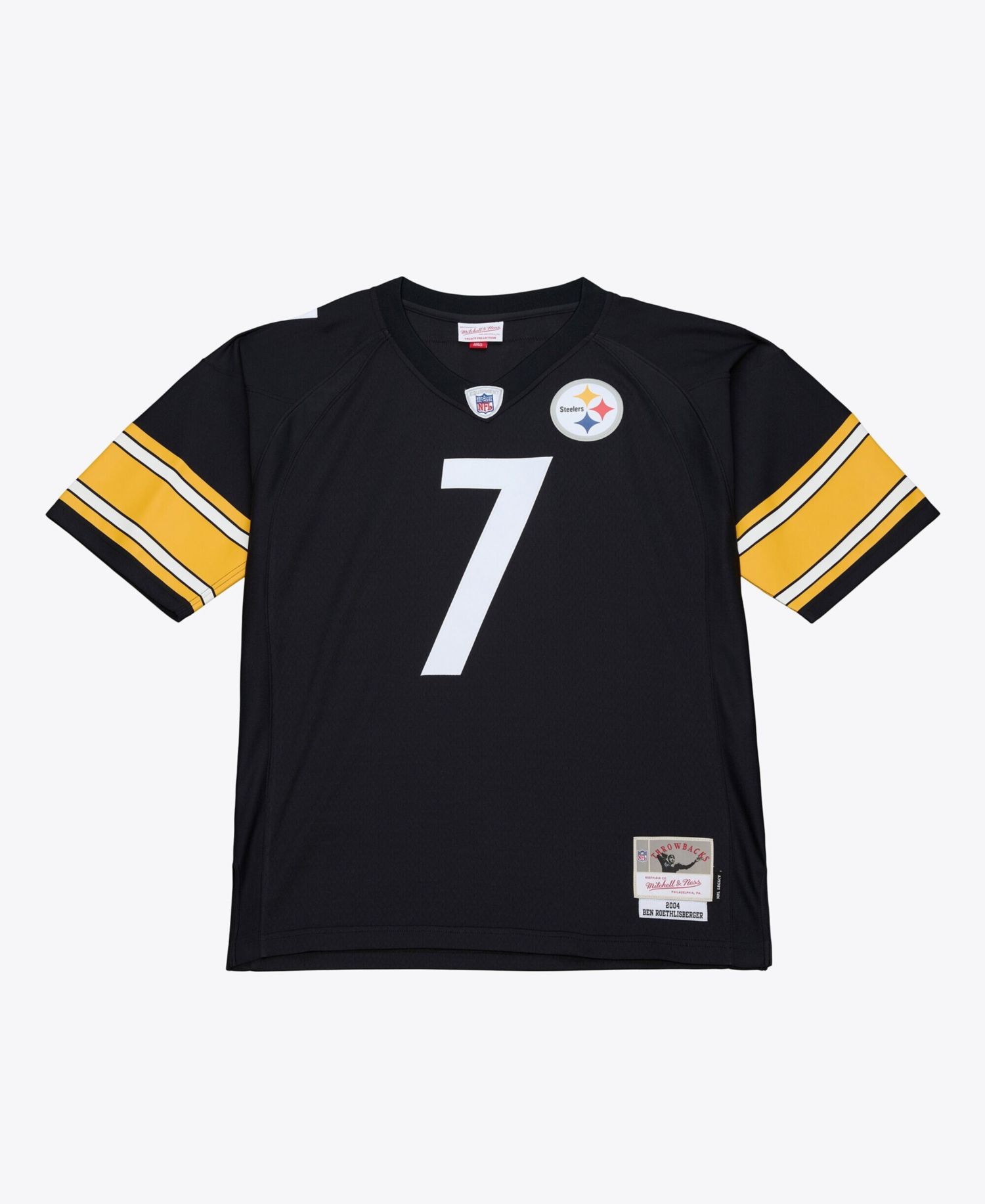 Men's Ben Roethlisberger Black Pittsburgh Steelers 2004 Big & Tall Legacy Retired Player Jersey