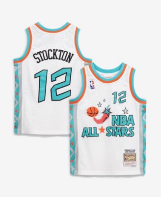 Big Boys and Girls John Stockton White 1996 NBA All-Star Game Hardwood Classics Swingman Jersey