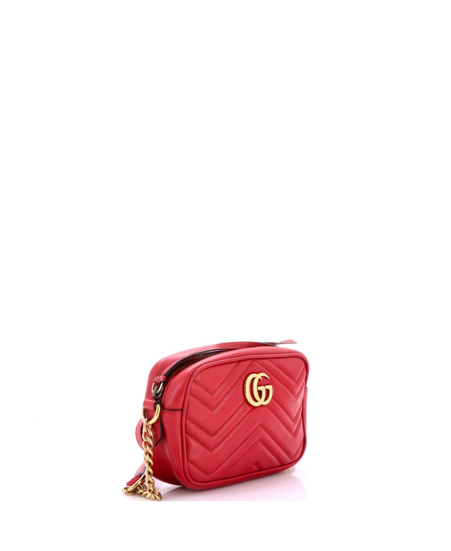 Mini GG Marmont Shoulder Bag Matelasse Leather