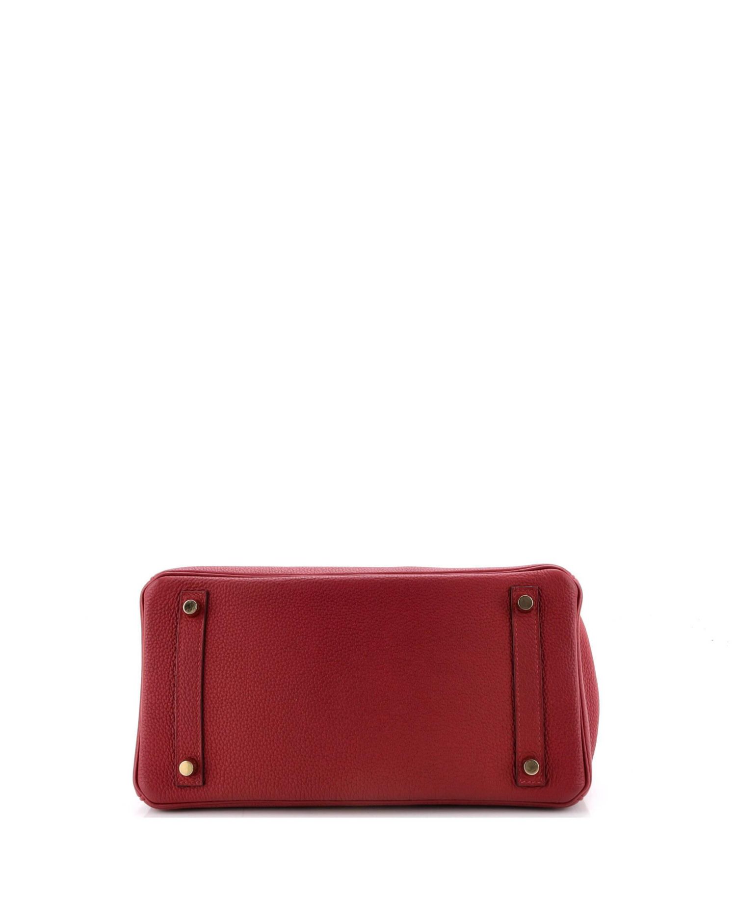 Birkin 30 Handbag Red Togo with Gold Hardware