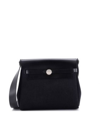 20 Herbag Zip Toile and Leather