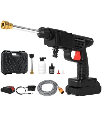24V Cordless Pressure Washer – 380 PSI with 2 Batteries and Tool Box for Car and Garden