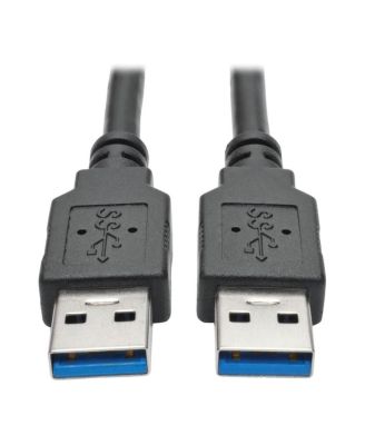 6 Foot USB 3.0 Type-A Male Cable, 28/24AWG