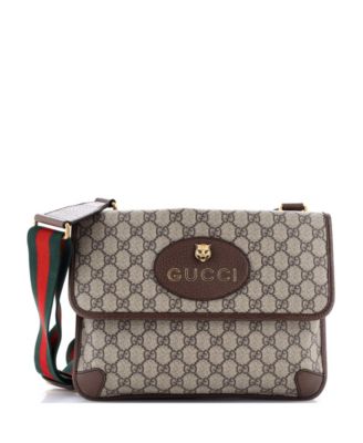 Medium Neo Vintage Flap Messenger GG Coated Canvas
