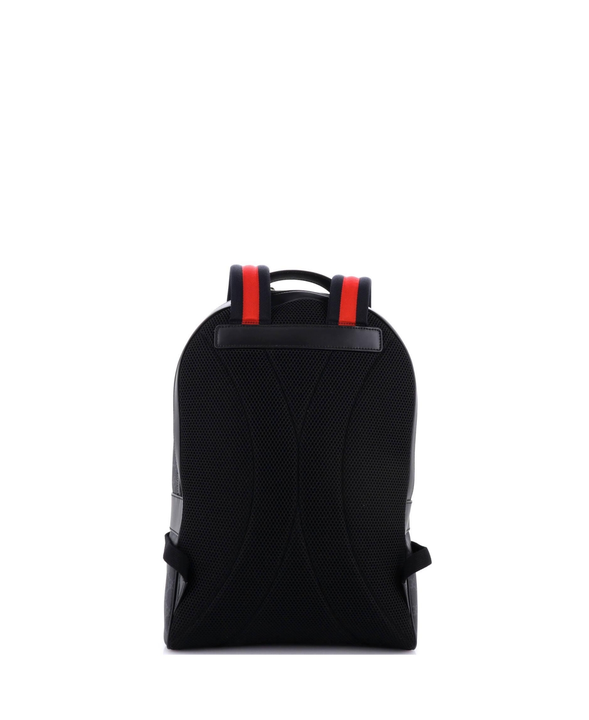 Pre-Owned Gucci Medium Front Zip Pocket Backpack Gg Coated Canvas