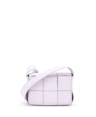 Candy Cassette Crossbody Bag Maxi Intrecciato Leather