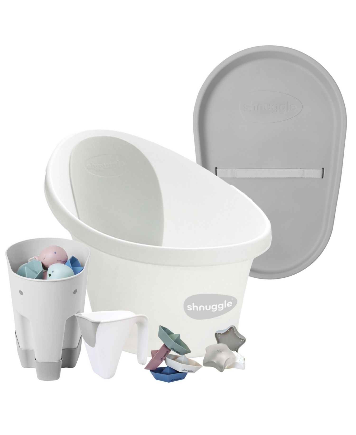 Baby Boys' and Baby Girls' Bath and Changing Bundle, 6-Piece Set