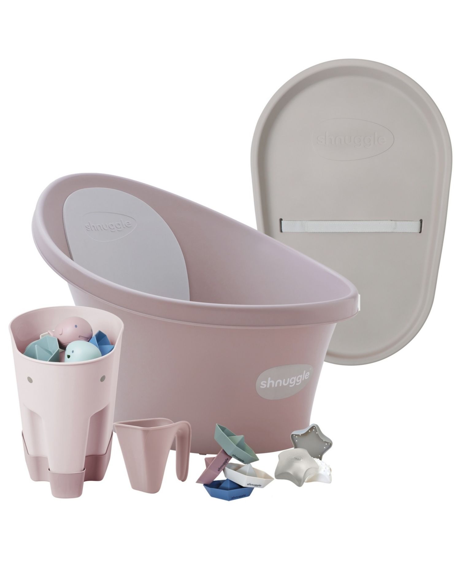 Baby Boys' and Baby Girls' Bath and Changing Bundle, 6-Piece Set