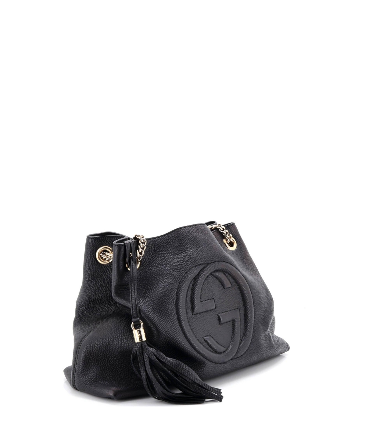 Pre-Owned Gucci Medium Soho Chain Strap Shoulder Bag Leather