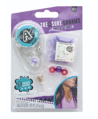 Acade-Me Treasure Charm Bracelets Jewelry Craft Kit: Amethyst Hope