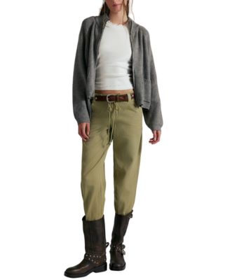 Free People Women's Mock-Neck Zip-Front Cardigan Sweater - Macy's