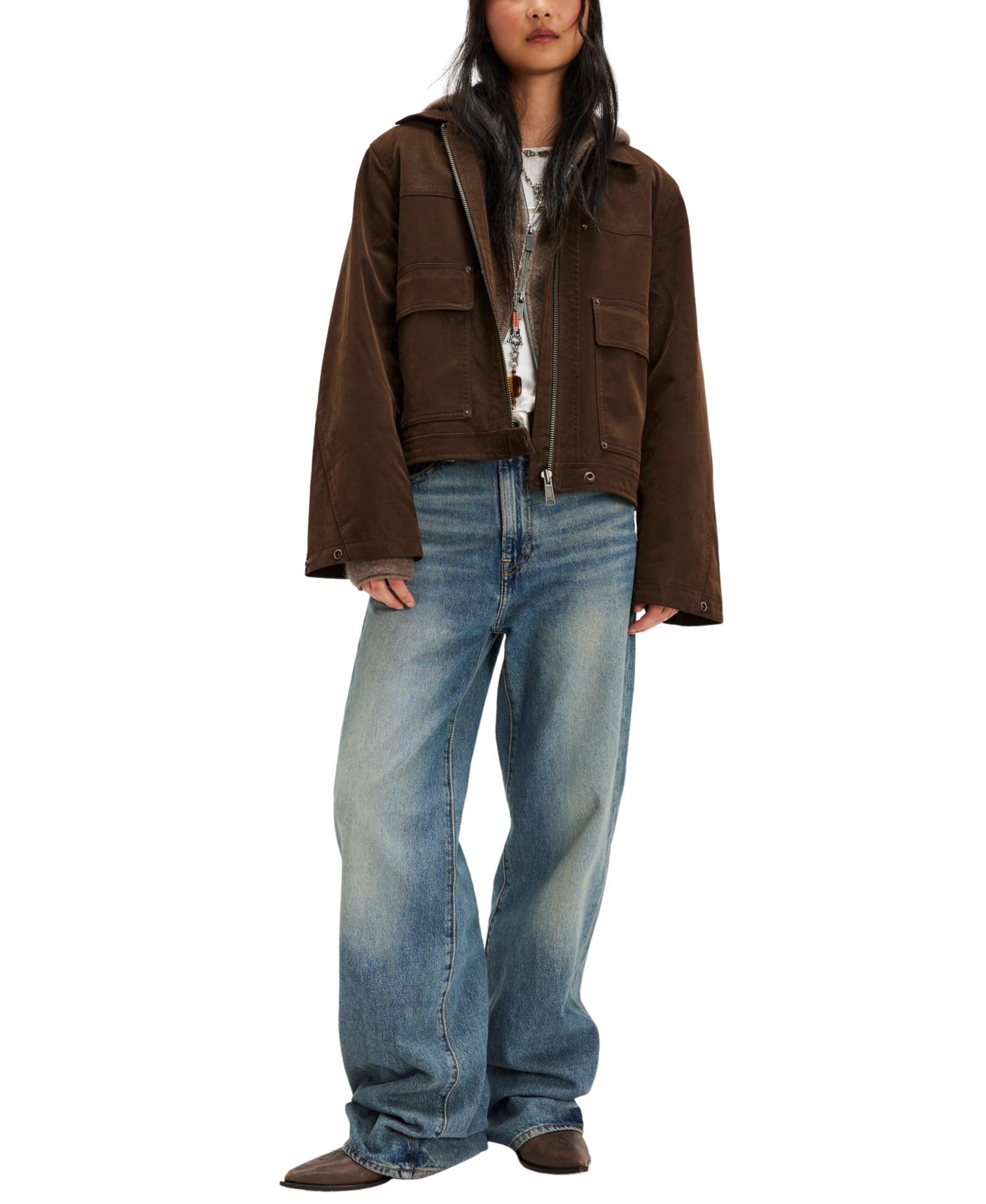 Women's We The Free Boxy Collared Neck Jacket