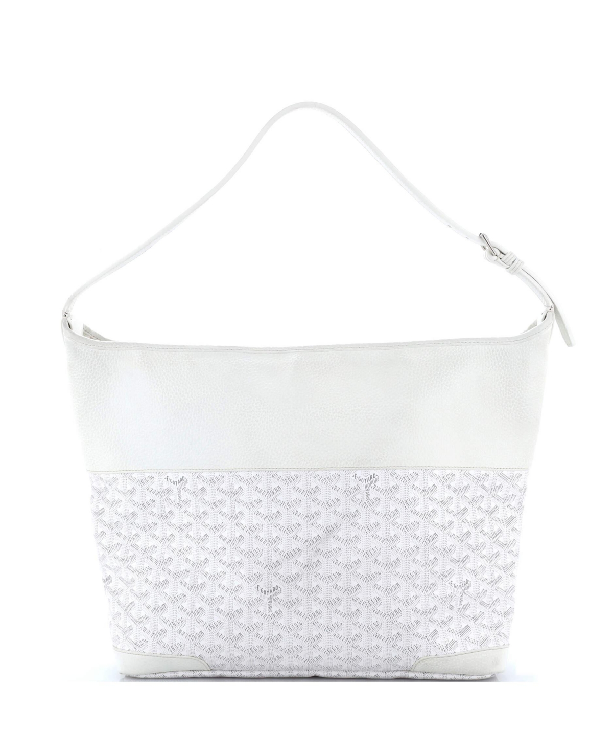 Pre-Owned Goyard Grenadine Hobo Coated Canvas with Leather