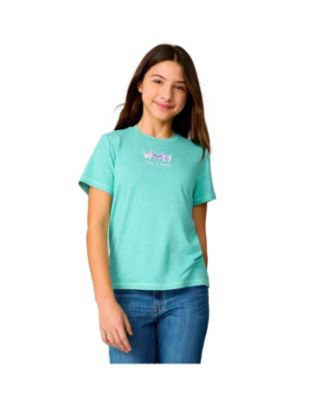 Girls' Microtech Graphic Crew Neck Shirt