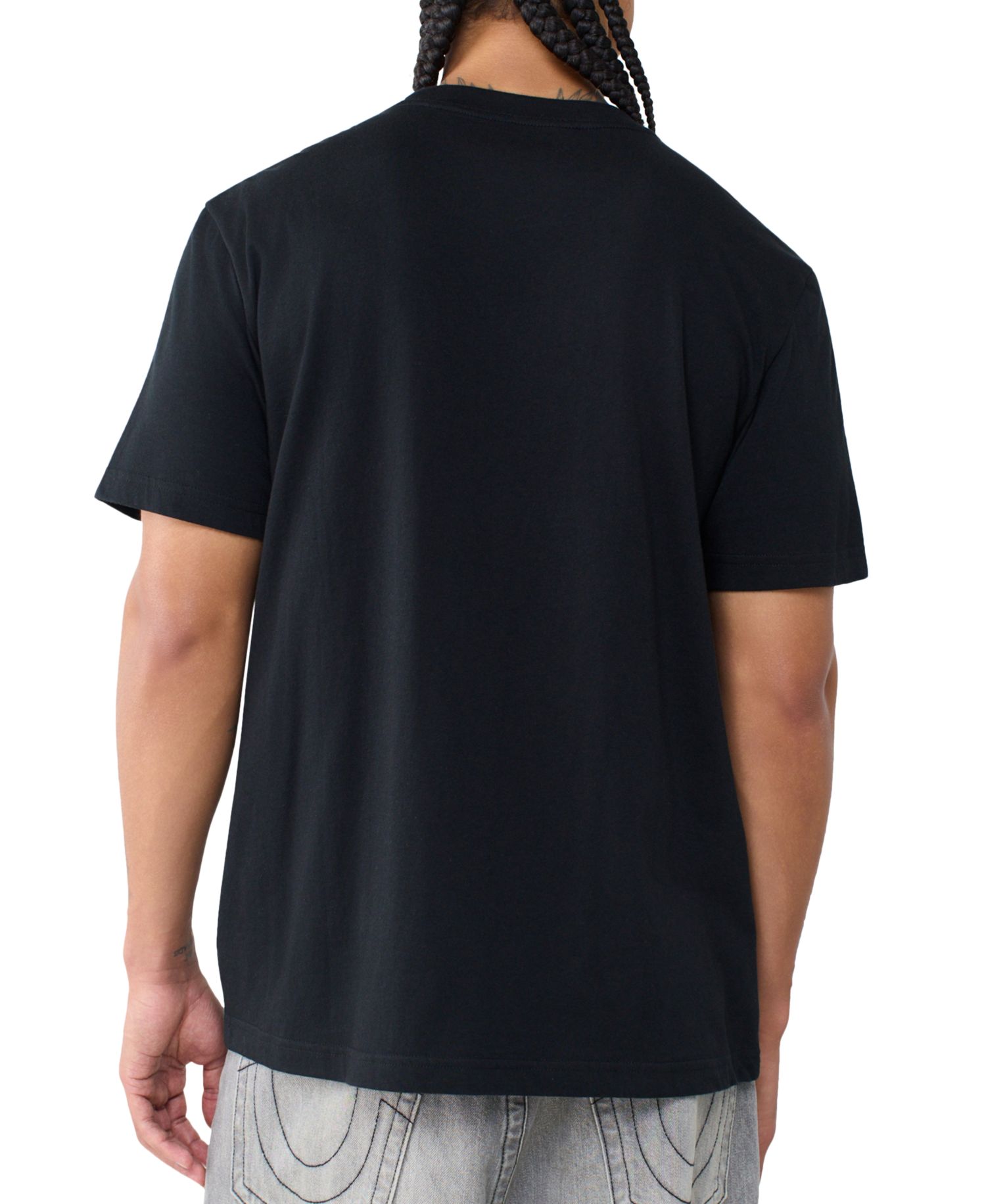 Men's Checkered Buddha Short-Sleeve T-Shirt