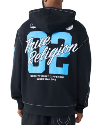 Men's Split Kangaroo Pocket Graphic Sweatshirt