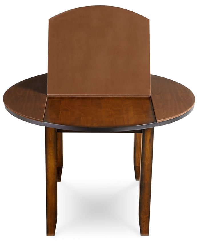 Furniture Branton Drop Leaf Round Table Pad Macy's