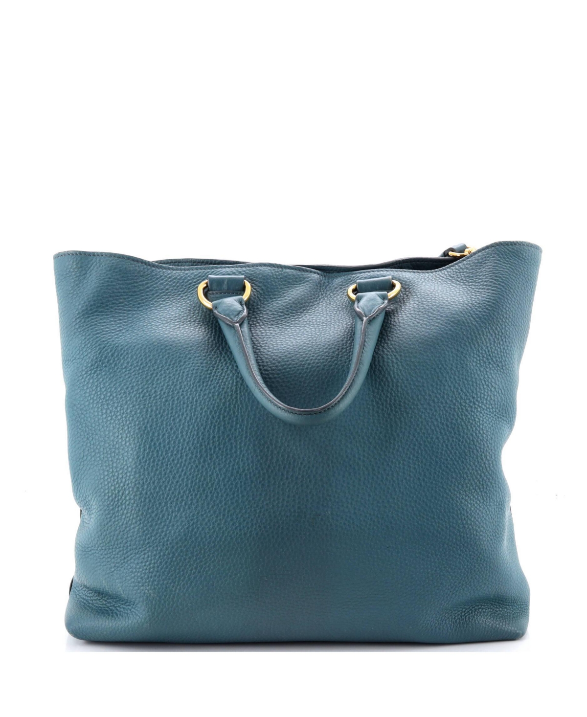 Pre-Owned Prada Large Convertible Shopper Tote Vitello Daino